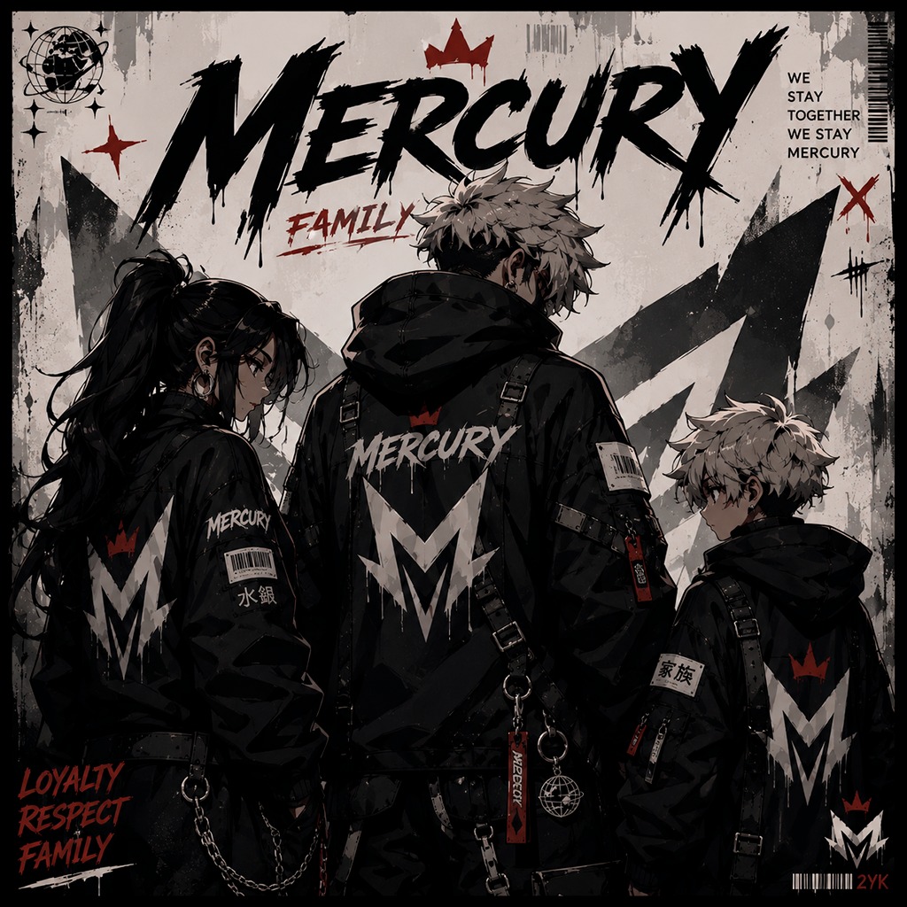 Логотип семьи M E R C U R Y