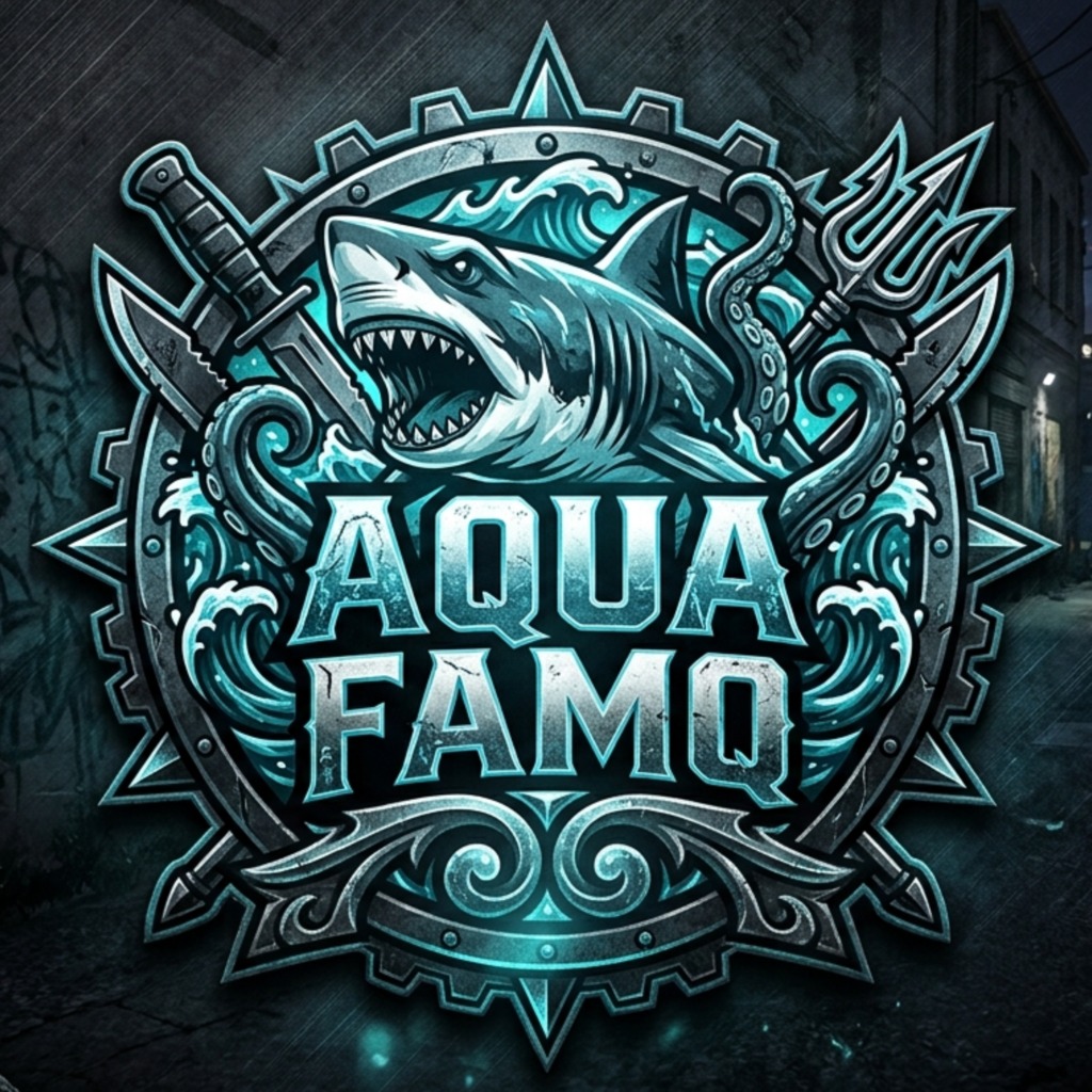 Логотип семьи Aqua Famq